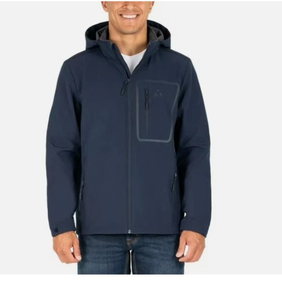 Gerry Other - Gerry Men's Softshell Jacket Wind & Water Resistant Blue Size M